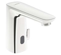 Hansa Electra - Mitigeur thermostatique électronique de lavabo, à piles, chrome 92302239