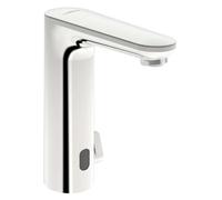 Hansa Electra - Mitigeur thermostatique électronique de lavabo, à piles, chrome 93602219