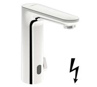 Hansa Electra - Mitigeur thermostatique électronique de lavabo, alimentation secteur, Bluetooth, chrome 93631129
