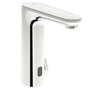 Hansa Electra - Mitigeur thermostatique électronique de lavabo, alimentation secteur, Bluetooth, chrome 93702009