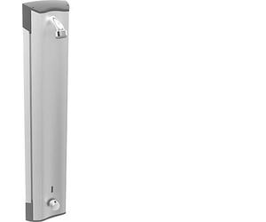 Hansa Electra - Panneau de douche avec thermostat, aluminium, sensor avec détection automatique 64152200