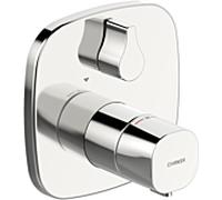 Hansa Ensemble décoratif Hansaliving Hansa thermostat de baignoire / douche Hansa , avec unité fonctionnelle, chromé