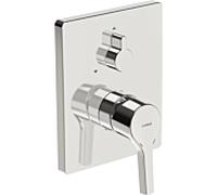 Hansa garniture 80503001 pour mitigeur de bain, inverseur rotatif, indépendant de la pression, chromé