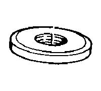 Hansa guide de tuyau rosette chrome 59910125