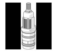 Hansa partie de commande du thermostat 2.7 59913823 sans régulation de quantité