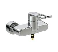 HANSA Hansa HANSACLINICA DIGITAL+ Mitigeur lavabo monocommande auto, bleu, avec bec, chrome Quantité:1