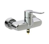 HANSA Hansa HANSACLINICA DIGITAL+ Mitigeur lavabo monocommande auto, bleu, levier à broche, chrome Quantité:1