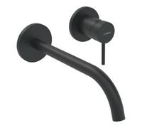 HANSA Hansa HANSAPUBLIC Set de montage prêt mitigeur lavabo mural encastré UP, A 300mm, d 19mm, noir mat Quantité:1