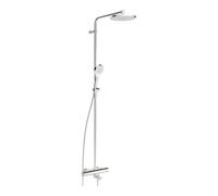 Hansa Viva - Set de douche avec thermostat de baignoire, diamètre 3 cm, 3 jets, chrome 65162201