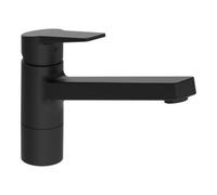 HANSA Hansa Mitigeur évier HANSATWIST pivotant, portée 199 mm, noir mat Quantité:1