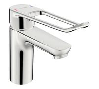 HANSA HANSAclinca Mitigeur de lavabo, saillie 114 mm, sans tirette, levier 209 mm, chromé, 45022185