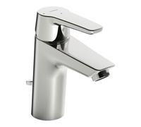 HANSA Hansa Mitigeur lavabo monocommande HANSAPOLO Cold Start avec garniture de vidage, saillie 110 mm, chrome Quantité:1