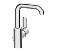 HANSA Hansa Mitigeur lavabo monocommande HANSAPRIMO bec haut, levier s., avec tablette, bec 142, chromé Quantité:1
