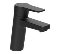 Hansa Armaturen Mitigeur de lavabo Hansa Twist XL 0902228333 saillie 123 mm sans vidage noir mat
