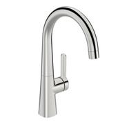HANSA Hansa Mitigeur monocommande lavabo HANSADESIGNO Style avec garniture de vidage, bec 167 mm, chrome Quantité:1