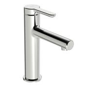 HANSA Hansa Mitigeur monocommande lavabo HANSADESIGNO Style Haut, sans garniture vidage, bec 125 mm, chrome Quantité:1
