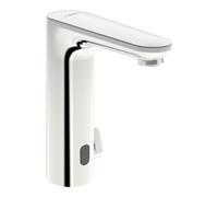 HANSA Hansa Robinet lavabo infrarouge HANSAELECTRA Alimentation secteur, sans garniture, bec 124 mm, chrome Quantité:1