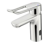 HANSA Hansa Robinet mitigeur lavabo HANSACLINICA Hyb. dig. Service, Batt, levier, H 115 mm, chromé Quantité:1