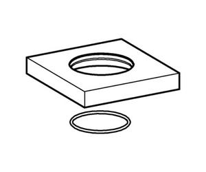 HANSA Hansa Rosette 75 x 75mm complète Quantité:1