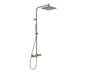 HANSA Hansa Thermostat de douche pluie HANSAAURELIA à encastrer, 1 jet, angle, bronze brossé Quantité:1