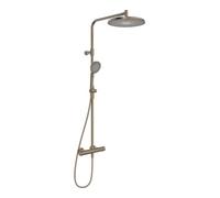HANSA Hansa Thermostat de douche pluie HANSAAURELIA à encastrer, 3 voies, rond, bronze brossé Quantité:1