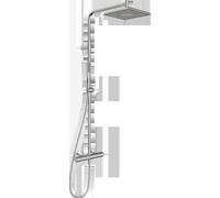 HANSA HANSAAURELIA Mitigeur de douche à effet pluie, 1 jet, 4719911380, Couleur: Acier brossé