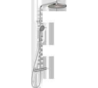 HANSA HANSAAURELIA robinetterie de douche à effet pluie, 3 jets, 47199103, Couleur: chrome