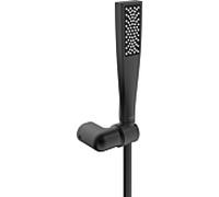 Hansa Armaturen Set de douche à main Aurelia 4717013033 1 jet avec support et tuyau Noir mat