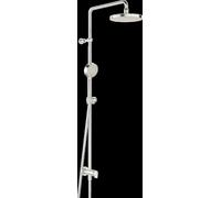 HANSA HANSABASICJET Système de douche, douche de tête 200 mm, ronde, raccordement direct, saillie 407mm, 44390200