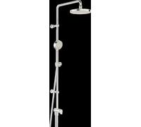 HANSA HANSABASICJET système de douche, pomme de douche 200 mm, ronde, flexibles, saillie 407mm, 44380200