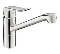 Hansa Hansacare mitigeur lavabo 46102206 sans garniture de mitigeur lavabo , pivotante , levier long, bec 214 mm, chromé