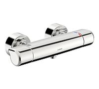 Hansa Hansacare thermostat de douche 08707100 en saillie, connexions S cachées, chromé