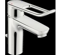 HANSA HANSAclinca Mitigeur de lavabo, saillie 114 mm, avec tirette, levier 167 mm, chromé, 45012186