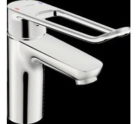 HANSA HANSAclinca Mitigeur de lavabo, saillie 114 mm, sans tirette, levier 209 mm, chromé, 45022185