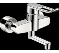 HANSA HANSAclinca Mitigeur de lavabo, saillie 177 mm, levier à arceau, chromé, 01526286