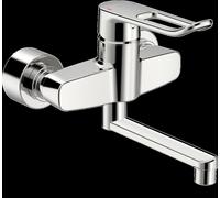 HANSA HANSAclinca Mitigeur de lavabo, saillie 227 mm, levier à arceau, chromé, 01516286