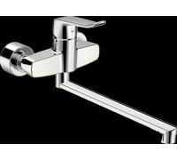 HANSA HANSAclinca Mitigeur de lavabo, saillie 377 mm, chromé, 01546283