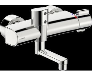 HANSA HANSAclinca Safety Mitigeur de lavabo, sans contact, saillie 186 mm, chromé, 08866201