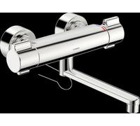 HANSA HANSAclinca Safety + robinetterie de lavabo, saillie 285 mm, chromé, 08806202
