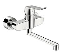 Hansa Hansaclinica Hansa Hansaclinica mitigeur lavabo 283 montage mural, saillie 277 mm, chromé