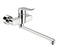 Hansa Hansaclinica Hansa Hansaclinica mitigeur lavabo 283 montage mural, saillie 377 mm, chromé