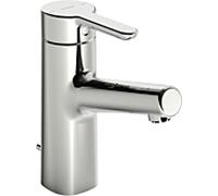 Hansa Hansadesigno mitigeur lavabo 51911183 ND, avec garniture de vidage , saillie 119 mm, chromé