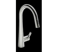 Hansa – Mitigeur d'évier HANSADESIGNO Style 51362283 – douchette extractible, pivotant, chromé