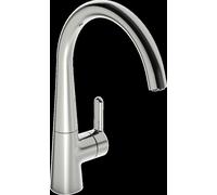 Hansa Armaturen Mitigeur d'évier Designo Style 51021183, chromé, basse pression, bec 219 mm pivotant