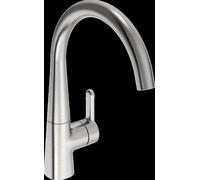 HANSA HANSAdesigno/-STYLE Robinet de cuisine, montage au sol, saillie 219mm, 5101228380, Couleur: Acier brossé