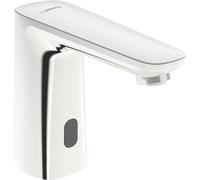 HANSA HANSAELECTRA Mitigeur de lavabo, 230/9 V, Bluetooth, avec capteur, saillie 117mm, eau froide et mitigée, chrome, 92012009