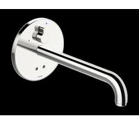 HANSA HANSAELECTRA Mitigeur de lavabo, Bluetooth, sans contact, saillie 310 mm, température réglable, 81812129