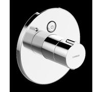 HANSA HANSAELECTRA Robinet de douche, montage mural, fonctionnement sur pile, Bluetooth, 3 V, chrome, 81919009