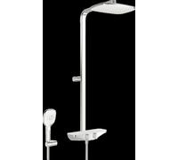 HANSA HANSAEMOTION système de douche, Thermo cool, technique anti-calcaire, saillie 401 mm, max. 80C, 5865017182, Couleur: chrome/blanc
