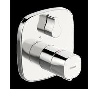 Hansa Living - Mitigeur thermostatique de baignoire encastré, avec inverseur pour 2 sorties, chrome 81149572
